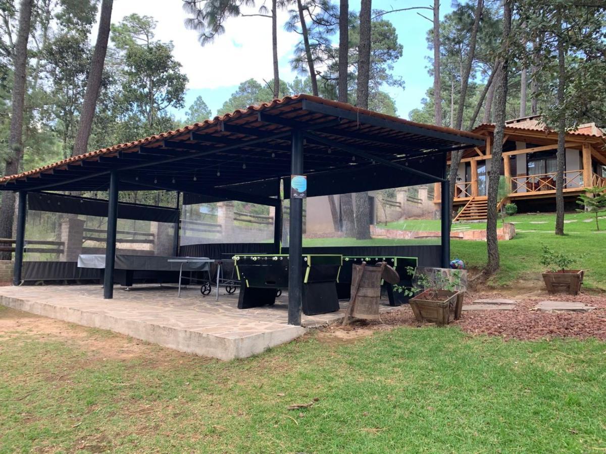 Cabanas La Vid Del Bosque Hotell Tapalpa Exteriör bild